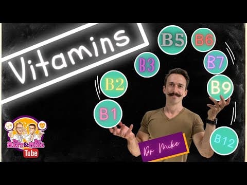 B Vitamins | B1, B2, B3, B5, B6, B7, B9, B12 thumbnail