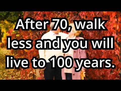 Stop Exercising So Much After 70! Do These 3 Things Instead thumbnail