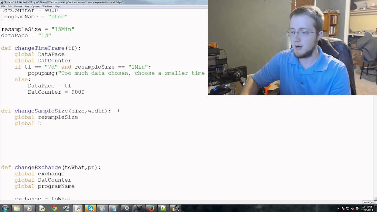 YouTube video player