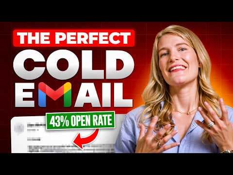 Her Cold Email Strategy Has a 43% OPEN RATE! thumbnail