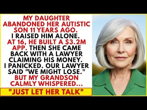 My Daughter Abandoned Her Autistic Son—Until He Built a $3.2M App. Then She Showed Up With a Lawyer thumbnail