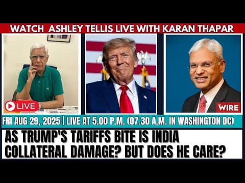 As Trump's Tariffs Bite is India Collateral Damage? But Does He Care? thumbnail