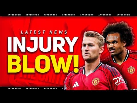 De Ligt SETBACK! Mateta TRANSFER Request! Man Utd News thumbnail