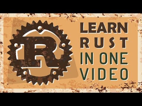 Rust Tutorial Full Course thumbnail
