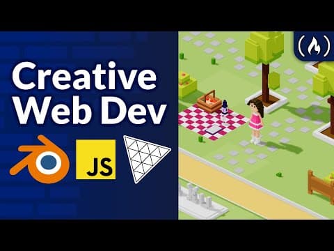 Creative Web Development with Three.js and Blender – 3D Portfolio for Beginners thumbnail