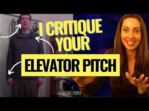 Elevator Pitch tips thumbnail
