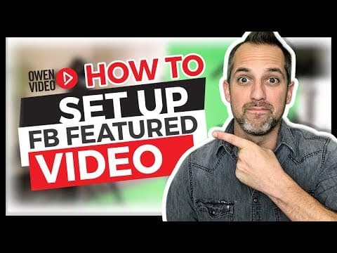 Facebook Video Tips - How to Add Featured Video & Playlists thumbnail