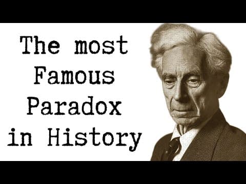 Russell's Paradox - a simple explanation of a profound problem thumbnail