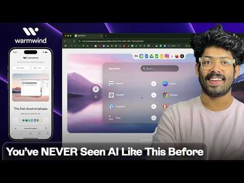 World's First AI Operating System - warmwind | This Is The FUTURE! thumbnail