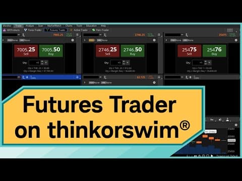 How to Use the Futures Trader Tool on thinkorswim thumbnail