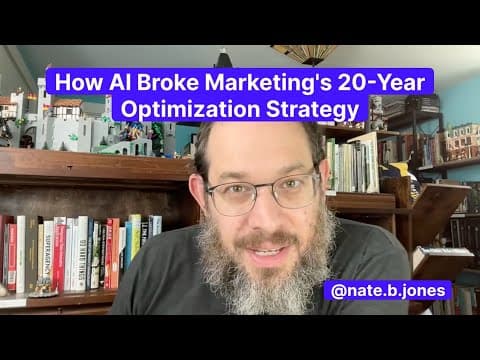 AI Video, Taylor Swift, and Sydney Sweeney: How AI Broke Marketing's 20-Year Optimization Status Quo thumbnail