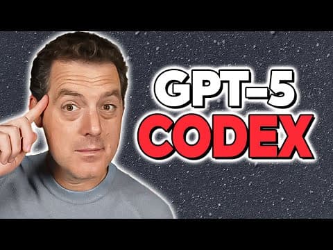 GPT-5 Codex is nuts... thumbnail