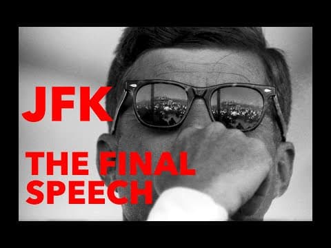 JFK The Final Speech: UFO File Antarctica Deep Aerospace Berkner Secret Revealed thumbnail