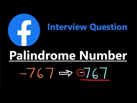 Palindrome Number - Leetcode 9 - Python thumbnail