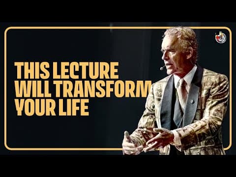 Jordan Peterson Live on Tour: The Hidden Key to a Fulfilling Life thumbnail