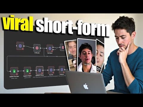 Generate 100s of Viral Podcast TikTok Clips & Reels w/ This AI System thumbnail
