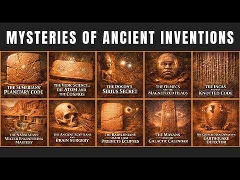 10 Mysterious Ancient Inventions That Science Cannot Explain thumbnail