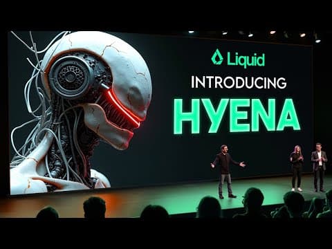 New AI HYENA Destroys Old AI Models and Breaks Speed and Memory Records thumbnail