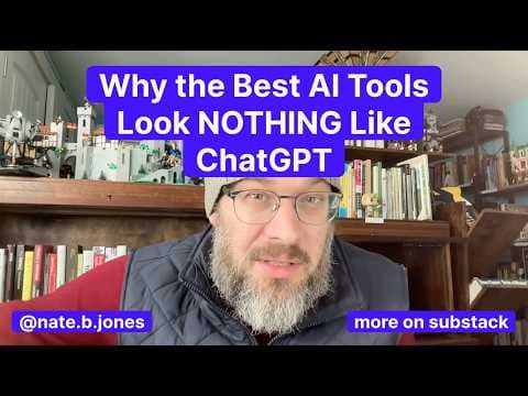 Why Do the Best AI Tools Look Nothing Like ChatGPT? thumbnail