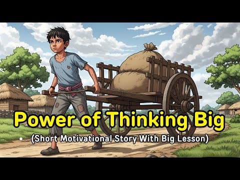 Power of Thinking Big - Story of a Poor Boy With Empty Pockets | Powerful Motivational Story thumbnail