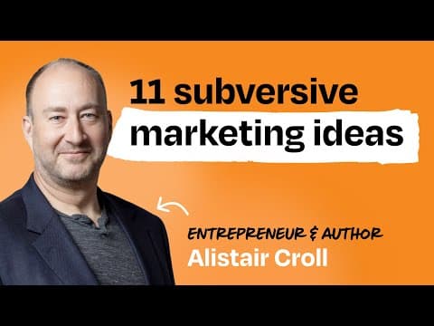 Just evil enough: Subversive marketing strategies for startups | Alistair Croll thumbnail