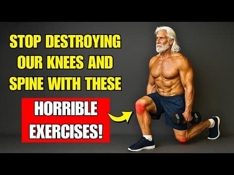 10 Exercises That Destroy Your Knees And Spine The Most After 40 ($15,000 Surgery Risk) thumbnail