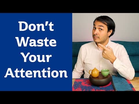 HOW TO PAY ATTENTION - for a Happier and Productive Life thumbnail