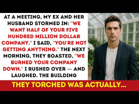 My Ex And Her Husband Demanded Half Of My $500M Company — Then They Burned My Company Down But... thumbnail