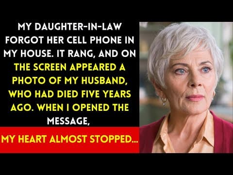 MY DIL’S CELL PHONE RANG, AND ON THE SCREEN APPEARED A PHOTO OF MY HUSBAND, WHO HAD DIED YEARS AGO. thumbnail