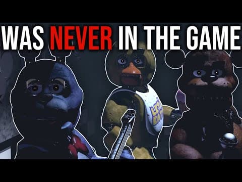 Removed Five Nights at Freddy's Content thumbnail