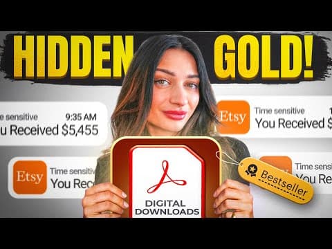 How To Find HIGHLY PROFITABLE UNSATURATED Digital Products to Sell on Etsy thumbnail