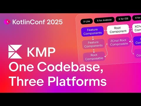 One Codebase, Three Platforms: X's Experience with Kotlin Multiplatform | Arkadii and Eric thumbnail