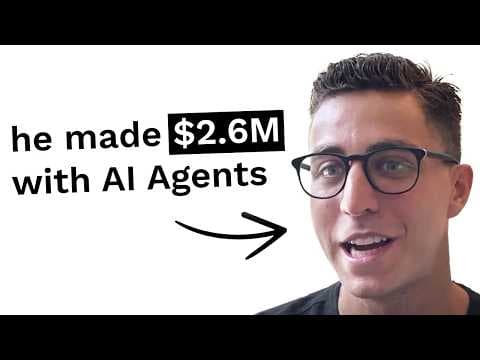 "I tested 400 AI Agents, these are the best" - Adam Silverman thumbnail
