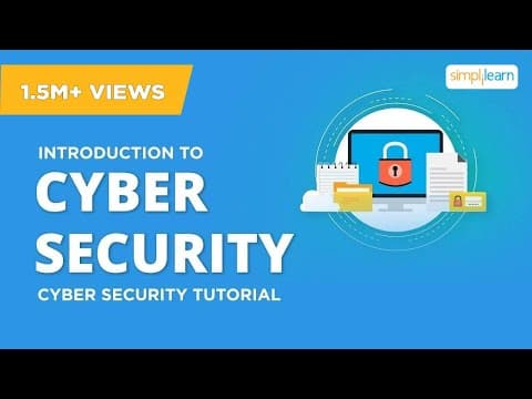 Introduction To Cyber Security | Cyber Security Training For Beginners | CyberSecurity | Simplilearn thumbnail