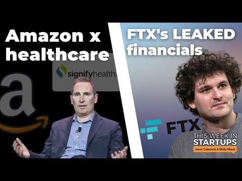 FTX's leaked financials, $AMZN ramps up healthcare interest + Swayed Founder Arjun Shokeen | E1541 thumbnail