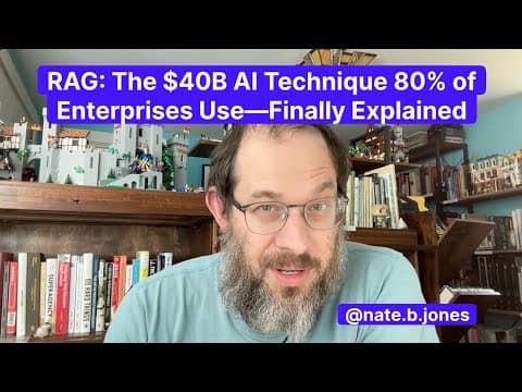 How does Retrieval Augmented Generation boost enterprise AI? thumbnail