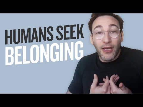Why We Form Tribes | Simon Sinek thumbnail