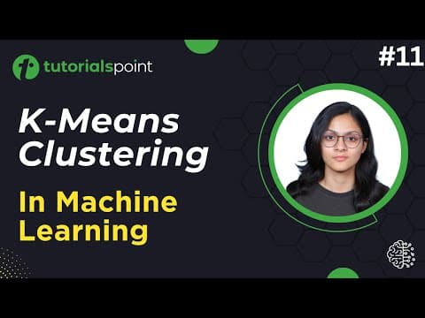 K Means Clustering Algorithm | Machine Learning Tutorial | Tutorialspoint thumbnail