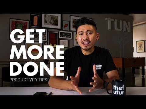 Productivity Tips to GET MORE DONE thumbnail