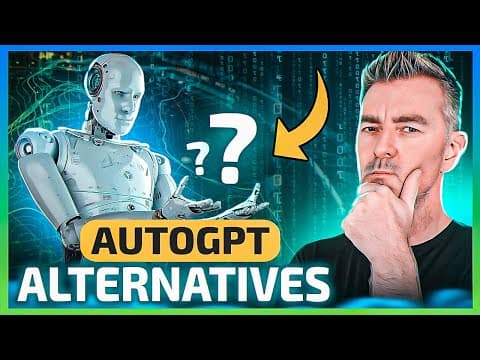 3 New Free Auto-GPT Alternatives (No Code Install Required) 🥳 thumbnail