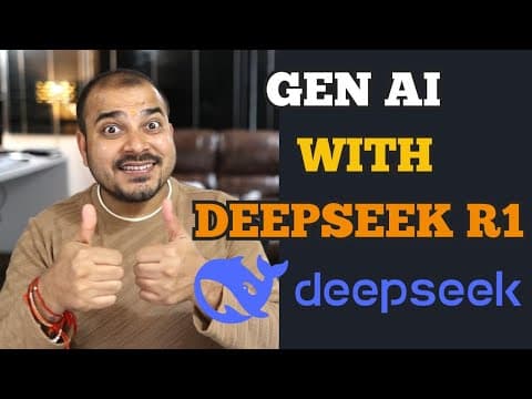 End To End Gen AI App Using DeepSeek-R1 With Langchain And Ollama- Its Super Fast thumbnail