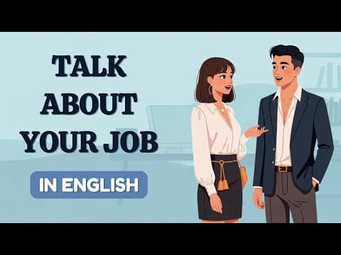 English in Daily Life - Learn How to Talk About Your Job in English | English Conversation thumbnail