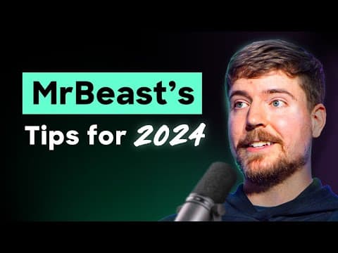 I asked MrBeast how to grow on YouTube in 2024 thumbnail