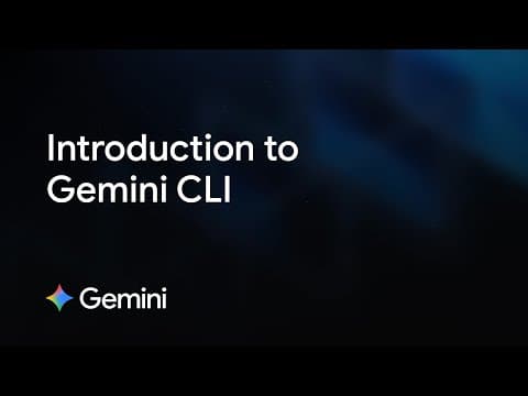 AI coding with Gemini CLI - Google's terminal agentic coding tool thumbnail