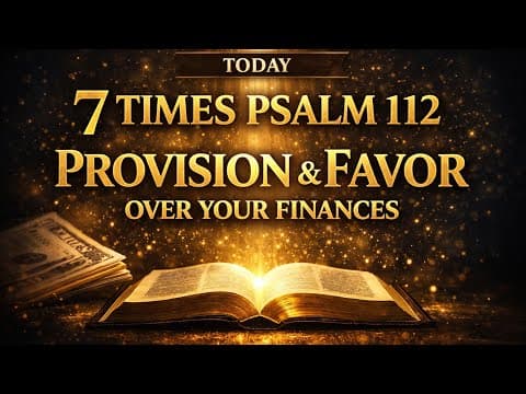 💰 7 Times Psalm 112 — Prayer for Provision & Favor Over Your Finances (Today) thumbnail