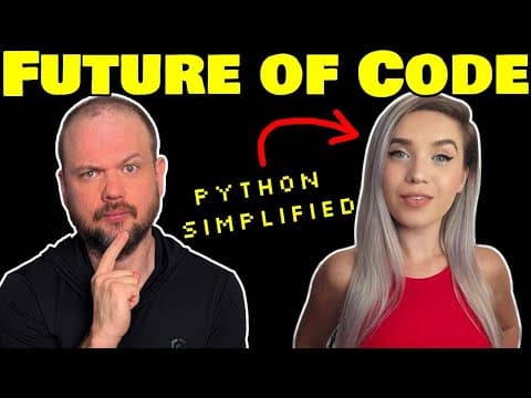 PYTHON SIMPLIFIED - Developer Reacts to "Coding is Dead", AI coding tools and Reinforcement Learning thumbnail