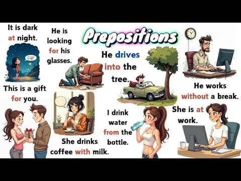 Learn english with Fun | Master ENGLISH Prepositions in NO TIME! thumbnail