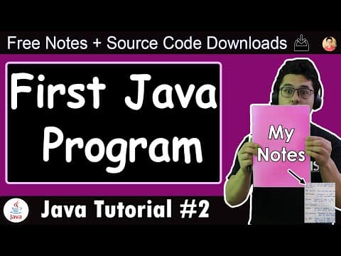 Basic Structure of a Java Program: Understanding our First Java Hello World Program thumbnail