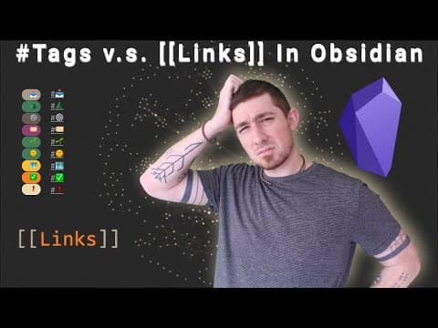 Here Is How I Use Tags 🏷️ And Links 🔗️ In Obsidian To Manage My Zettelkasten 📝️ thumbnail