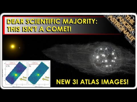 New 3I Atlas images unveiled!  This thing isn't a comet! thumbnail